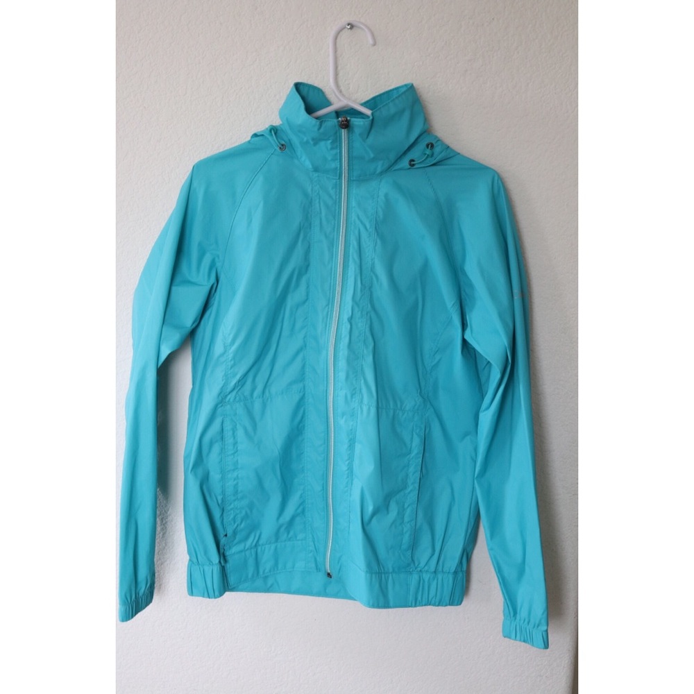 Columbia Rain/ Wind Jacket with Foldable Hood